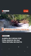 Alerta en Cuevas por fuga masiva de gas tras rotura de ducto
