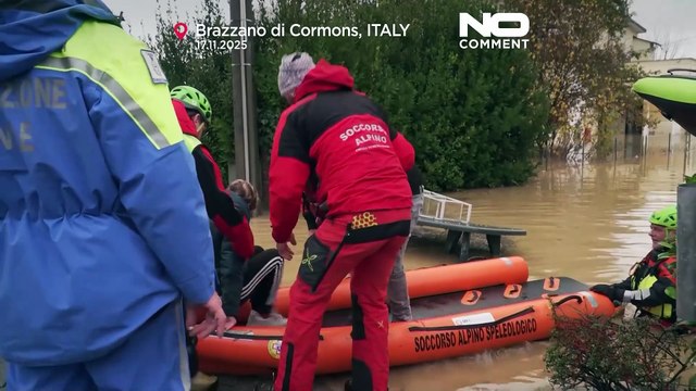 Itália: inundações graves e deslizamento de terras no norte provocam vítimas e evacuações