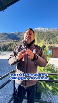 Salvini - Questa mattina al villaggio olimpico di Cortina (18.11.25)