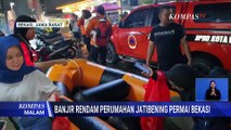 Banjir 1 Meter Rendam Perumahan Jatibening Permai Bekasi, 3 Perahu Disiagakan Evakuasi Warga