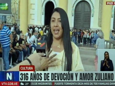 Feligreses celebran 316 años de devoción en honor a la Virgen del Chiquinquirá