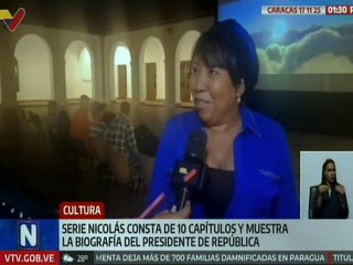 Serie biográfica "Nicolás" recopila en 10 capítulos las luchas revolucionarias del presidente de Venezuela