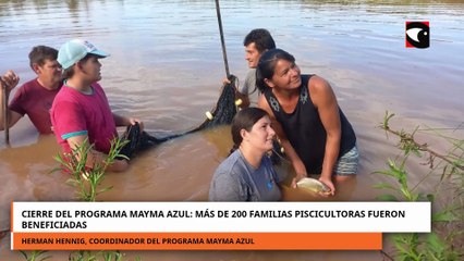 Cierre del Programa Mayma Azul más de 200 familias piscicultoras fueron beneficiadas
