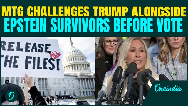 FULL VIDEO: Marjorie Taylor Greene EXPOSES Trump With Epstein Survivors Before BIG House Vote