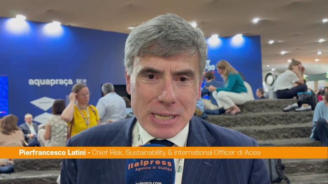 Cop30, Latini (Acea) Sull'acqua serve una sinergia tra pubblico e privato
