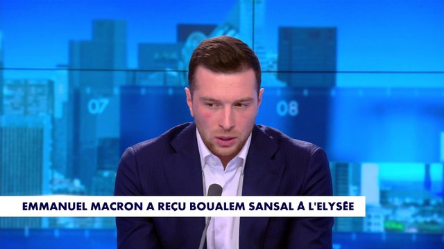 Jordan Bardella : «La France retrouvera de la crédibilité si elle arrêt d'évoluer un genou à terre.»