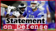 Eagles make statement on defense #nfl #sportsnews Detroit Lions at Philadelphia Eagles
