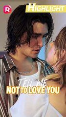 Don't act like you don't know I love you! | Tell Me Not to Love You | ReelShort #firstlove #teen