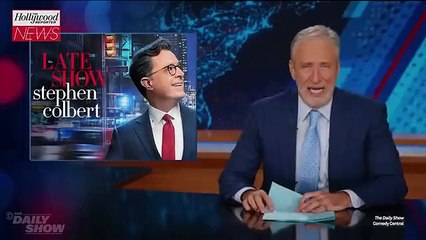 Jon Stewart & Jimmy Fallon Address 'Late Show' Cancellation on Monday Night Shows | THR News Video