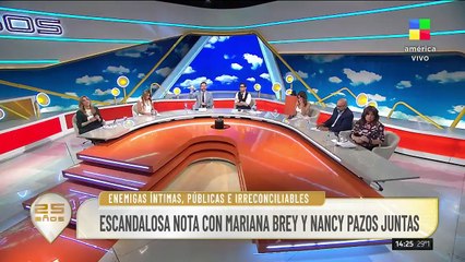 Mariana Brey irrumpió en una nota a Nancy Pazos y se cruzaron cara a cara: "El juicio..."