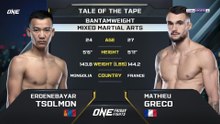 Tsolomon vs Greco | ONE FIGHT OFF 133  | 11/13/2025