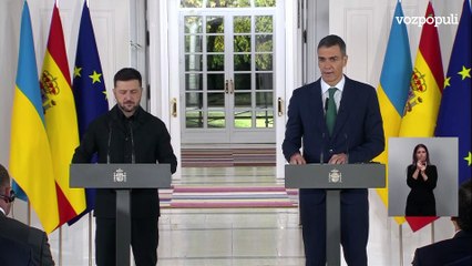 Sánchez anuncia 817 millones de euros para armar y reconstruir Ucrania tras reunirse con Zelenski