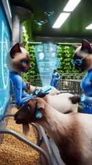 Cats Running an Advanced Goat Farm — You Won’t Believe This!