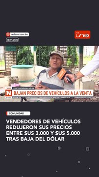 Vendedores de vehículos redujeron sus precios entre $us 3.000 y $us 5.000 TRAS BAJA DEL DÓLAR