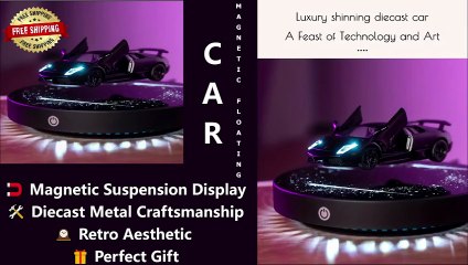 Most Magnetic Levitation Diecast Car for home & office decoration
