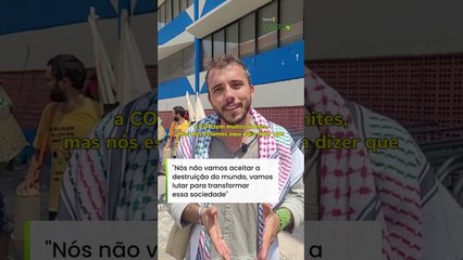 'Não vamos aceitar a destruição do mundo', diz Thiago Ávila na COP30