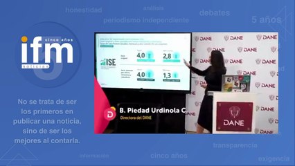 La economía colombiana en el tercer trimestre del año reportó un crecimiento del 3.6% en comparación con el mismo periodo del año anterior