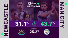 Newcastle v Manchester City - Opta Predictor