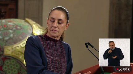 Presidenta habla sobre letreros instalados en playa de Matamoros