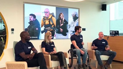 Un parapléjico británico busca romper barreras con un récord de esquí en la Antártida