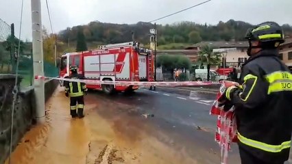 Las fuertes lluvias provocan inundaciones en el norte de Italia