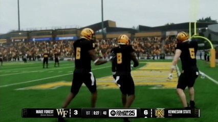 College Football 25 Owls vs Demon Deacons