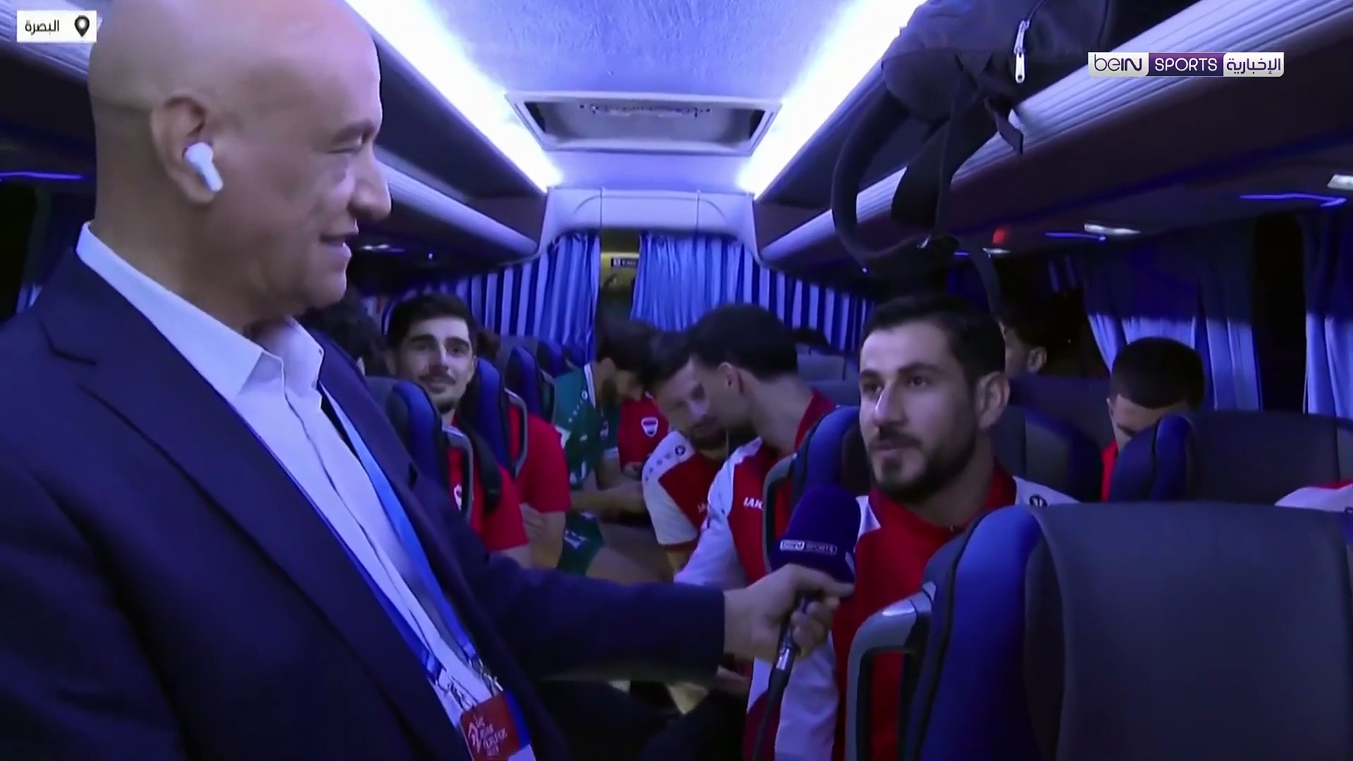 لقاءات حصرية من داخل حافلة المنتخب العراقي