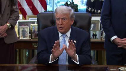 'I'm all for it:' Trump says he'll sign bill to release Epstein files if passed by Congress