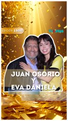 ¡Juan Osorio y Eva Daniela celebran 1,500 ediciones de TVNotas!