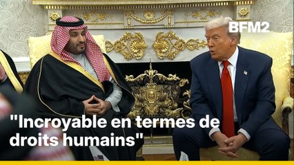Donald Trump affirme que le prince héritier saoudien est incroyable "en termes de droits humains"