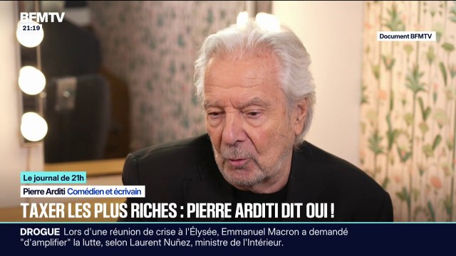 Tout le monde doit mettre la main à la poche : le comédien et écrivain Pierre Arditi est pour la taxation des plus riches
