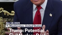 Trump: Potential Civil Nuclear Deal With Saudi Arabia