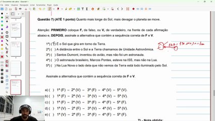 OBA 2025 - QUESTÃO 7 -  PROVA NÍVEL 1
