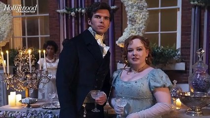 How 'New Girl' Inspired Nicola Coughlan & Luke Newton's Steamy Kiss in 'Bridgerton' & More | In-Studio