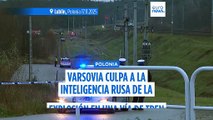 Polonia culpa a la inteligencia rusa de la explosión en la línea ferroviaria que conecta con Ucrania