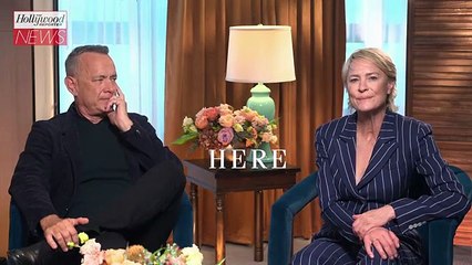 Tom Hanks & Robin Wright Spill on Reuniting for New Film 'Here' 30 Years After 'Forrest Gump' | THR News Video