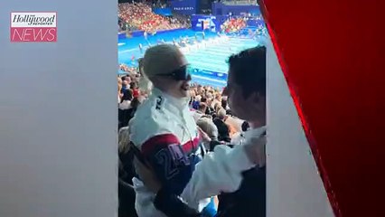 Lady Gaga Introduces Michael Polansky as Her Fiancé at the 2024 Paris Olympics | THR News Video