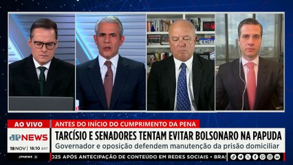 VAI DAR CERTO? Tarcísio e senadores tentam evitar Bolsonaro na Papuda