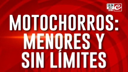 Motochorros: ¿Hay que bajar la edad de imputabilidad?