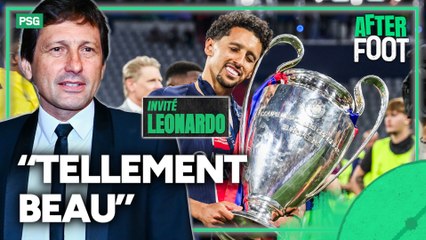 "C'était tellement beau", Leonardo a savouré le sacre du PSG en Ligue des champions