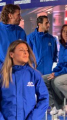 El pique de Koke, Griezmann, Carmen Menayo, Giuliano Simeone y Ruggeri por ver quién aparca mejor