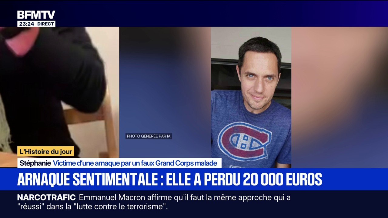 Arnaque aux sentiments: Stéphanie, victime d'une arnaque par un faux Grand Corps malade, témoigne sur BFMTV