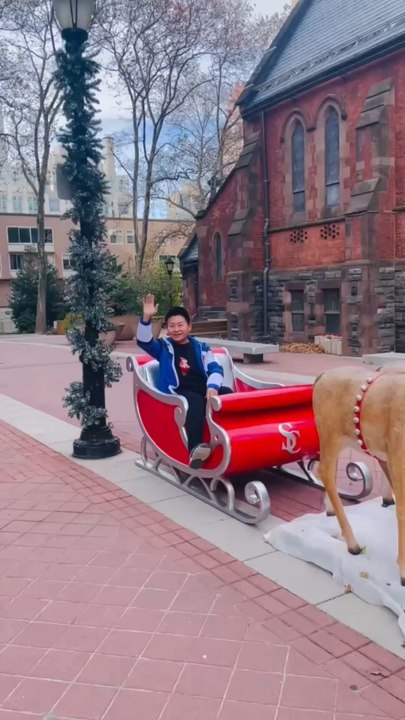 Nelson Wang, a resident of Roosevelt Island, is eagerly looking forward to Christmas. This video was shot at The Church Of The Good Shepherd on November 18, 2025. 543 Main Street, New York, NY 10044