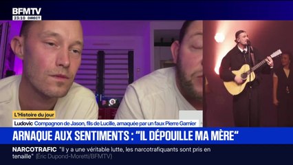 Jason, fils de Lucille, une septuagénaire arnaquée par un faux Pierre Garnier, lance un appel au vrai Pierre Garnier