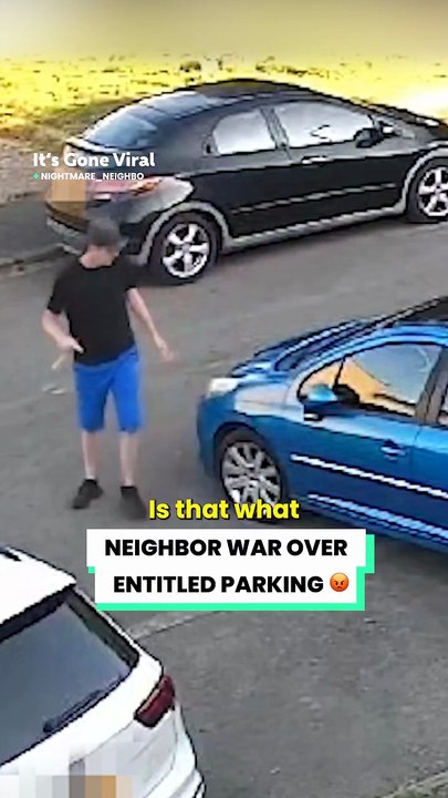 Apparently I can't park outside her house...🤯😳
