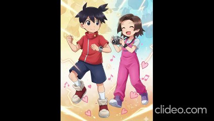 Medabots Ikki cantandole a arika Entre Chispas y Corazón