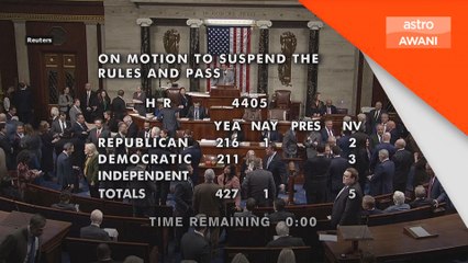 Dewan Perwakilan AS lulus usul wajib dedah fail Epstein