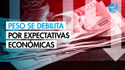 Peso mexicano se debilita ante el dólar en medio de expectativas económicas