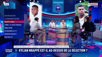 Voyage à Dubaï : Mbappé est-il au-dessus de la sélection ? - L'Équipe du Soir - extrait