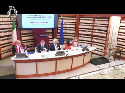 Roma - ​Il ruolo dei Parlamenti nello sviluppo dei diritti culturali - Saluto di Costa (18.11.25)